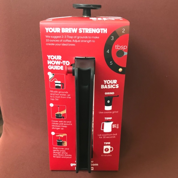 GoodCook Koffe Coffee Press 1 liter/34 fl oz NWT - Picture 11 of 11